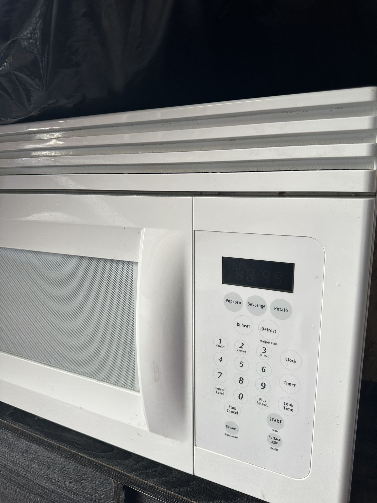 White Microwave