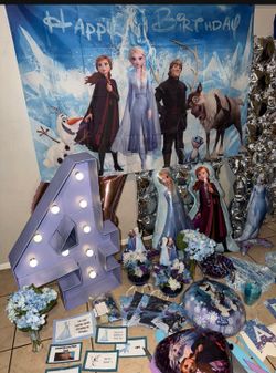 Frozen birthday decorations