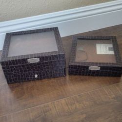 Jewelry Box Set Faux Leather 