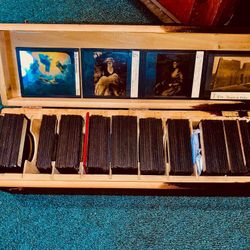 MAGIC LANTERN GLASS SLIDES  (from 1800's-1900's) 