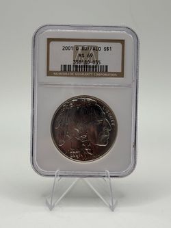 2001-D American Buffalo Commemorative Silver Dollar - NGC MS 69