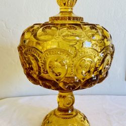 vintage le smith amber moon and stars compote
