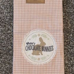 DII Embellished Kitchen Towel - Peter's Chocolate Bunnies