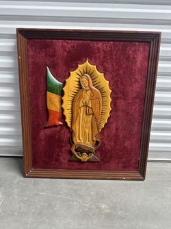 Hand Carved Virgin Mary! 200 .00