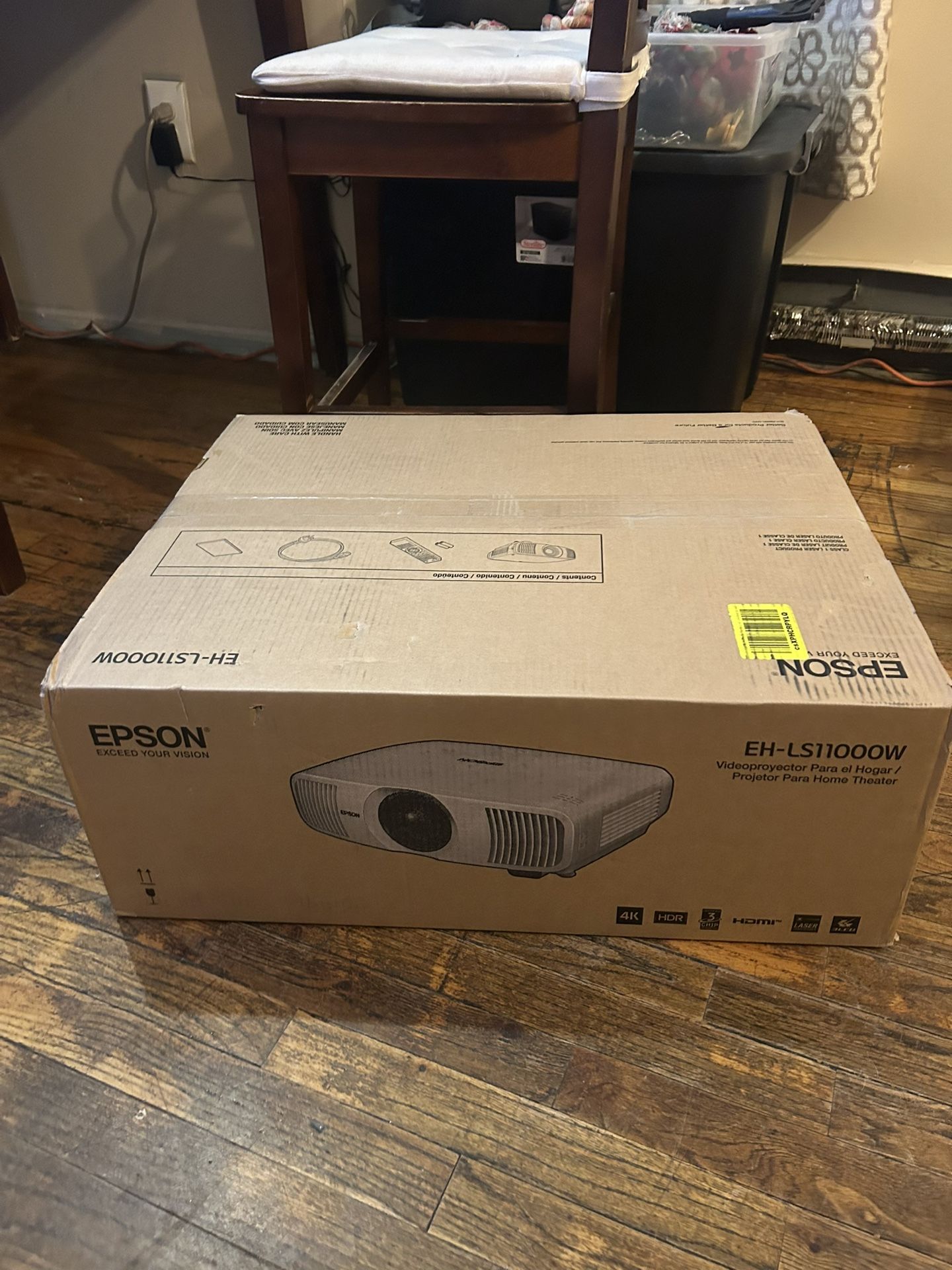 Epson EH-LS11000W 4K Home Theater Projector - New in Box