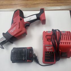 Milwaukee Hackzall with Battery and Charger