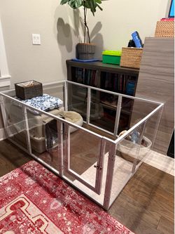 Clear Acrylic Dog Playpen Indoor