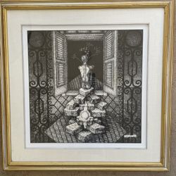 Surreal Pen And Ink Drawing 