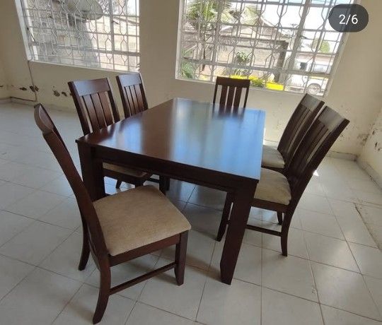 Dining table and chairs 