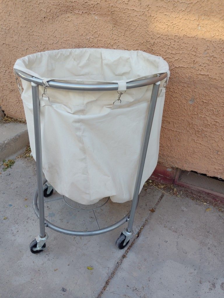 Large Canvas Rolling Cart