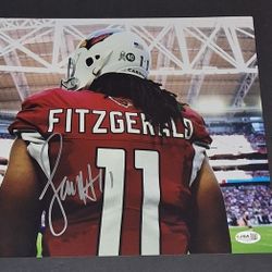 🔥 Larry Fitzgerald autographed 11x14 JSA COA 🔥