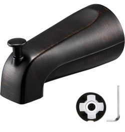 New Enhon Slip on Tub Spout with Diverter, Compatible with American Standard .002 Tub Spout, Bathroom Bathtub Faucet, Fits 1/2 Copper Water Tub