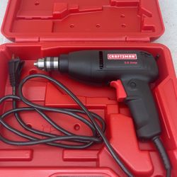 Craftsman 3/8 Electric Drill With Keyed Chuck. 