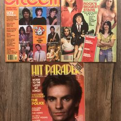 1980’s Rock N Roll Magazines