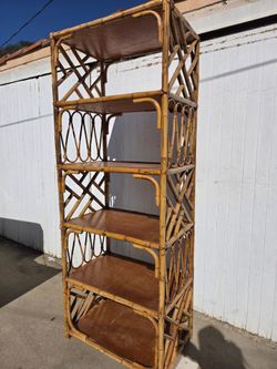 Bamboo shelf