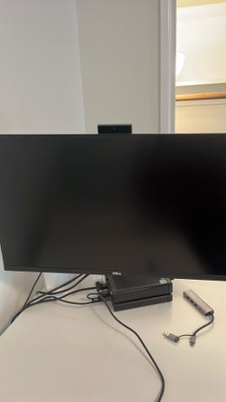 27” dell monitor with stand Dell S2722DZ 27-inch QHD video