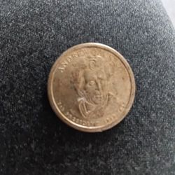 $1 Andrew Jackson gold coin