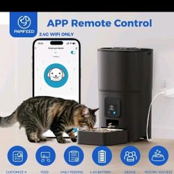 Smart WiFi Automatic Pet Feeder 6L – Alexa Compatible, App Control, Easy Clean