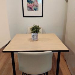 3pc Dining Table And Chairs Set GOO0D 