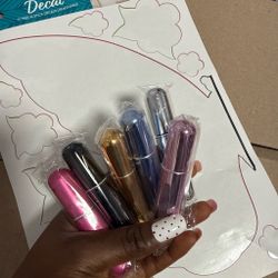 Mini Perfume Atomizer Set – Refillable Travel Bottles