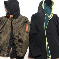 Gently used boys Jackets