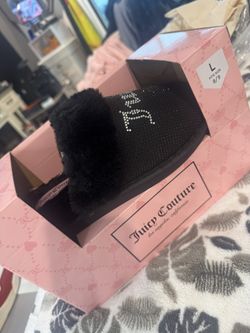 New Juicy Couture Black Slippers