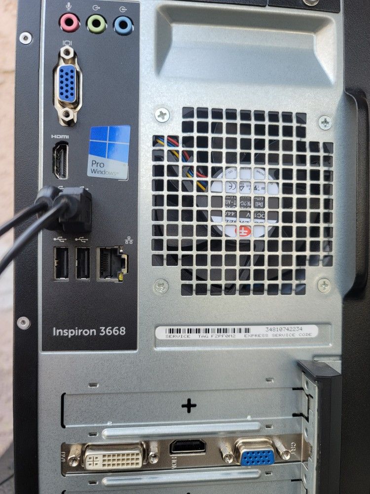 Dell PC: Core i7, 1TB, Windows11 V-24H2, 16GB DDR4, Wi-Fi, HDMI, MS-office. HDMI Port.