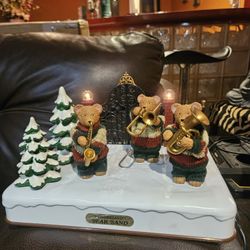 Christmas Fantasy Wonderland Bear Band-Trio of Bears Play multiple Christmas Tunes