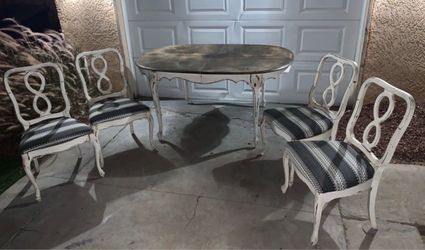 Kitchen Dining Table and 4 Chairs Set