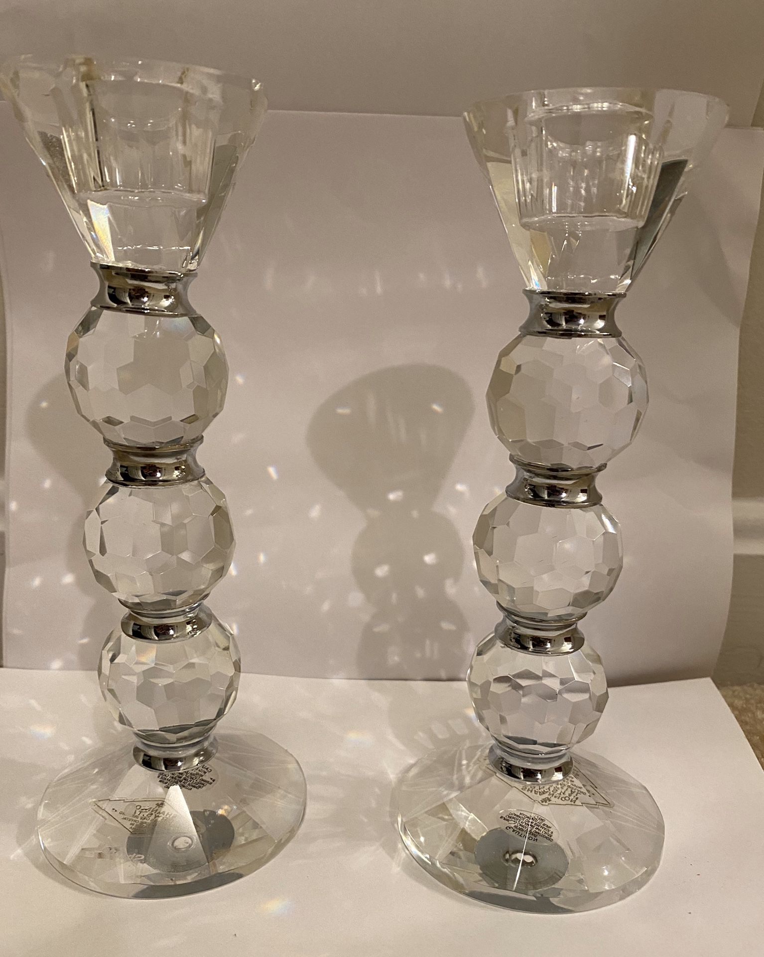 Shannon of Ireland Crystal Candle holders