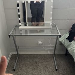 LED Vanity with Table