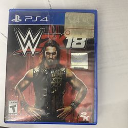 PS4 wwe 2k18 CD