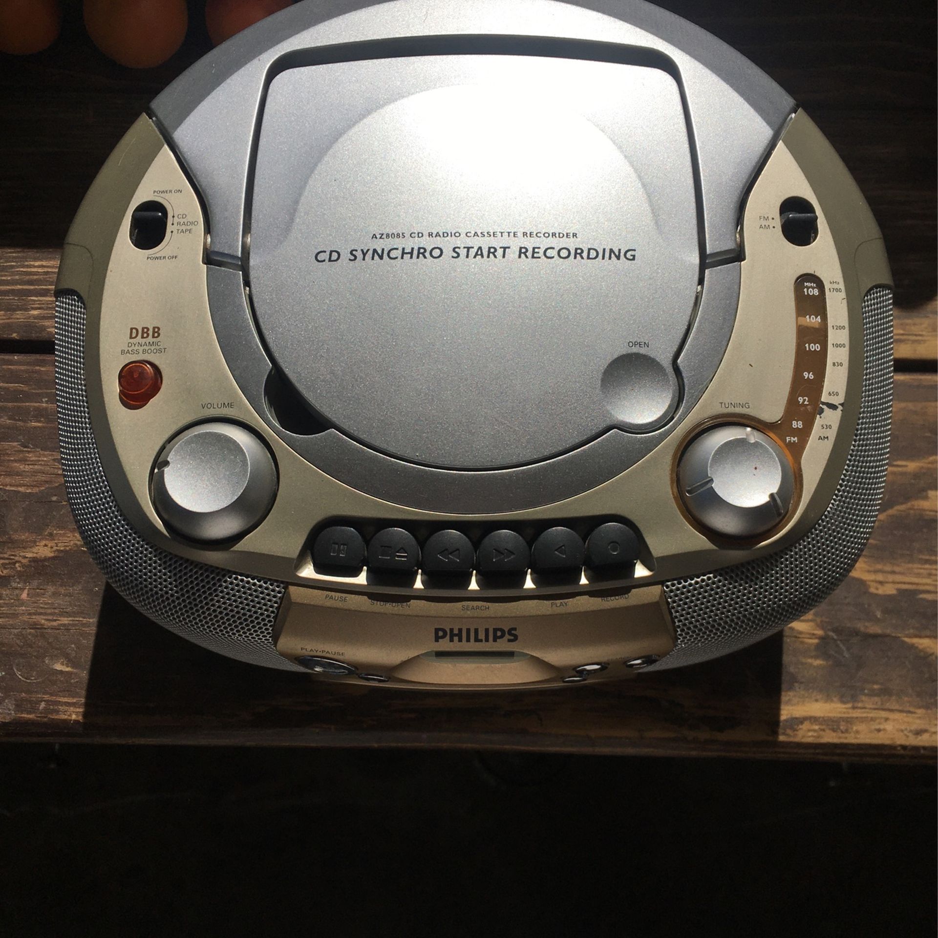 Phillips Portable Radio/CD Player/ Recorder