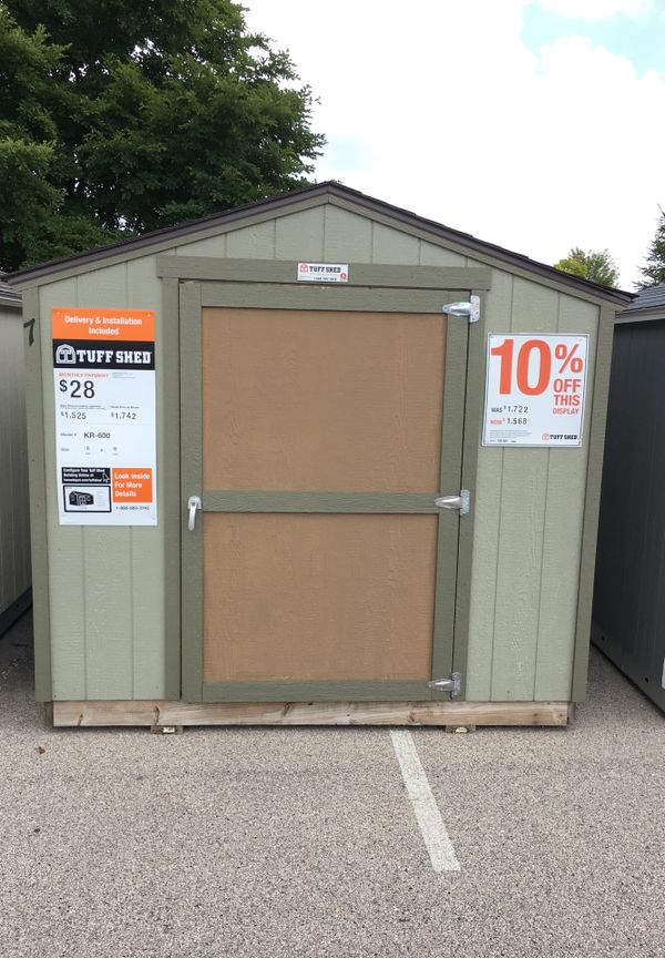 Tuff    Shed KR-600 8x10 Was $1,722 Now $1,568 for Sale in 