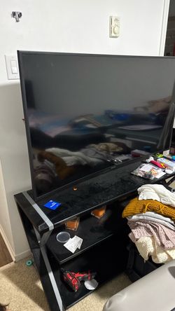 Samsung curved TV with stand