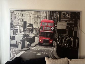 Beautiful london picture with frame