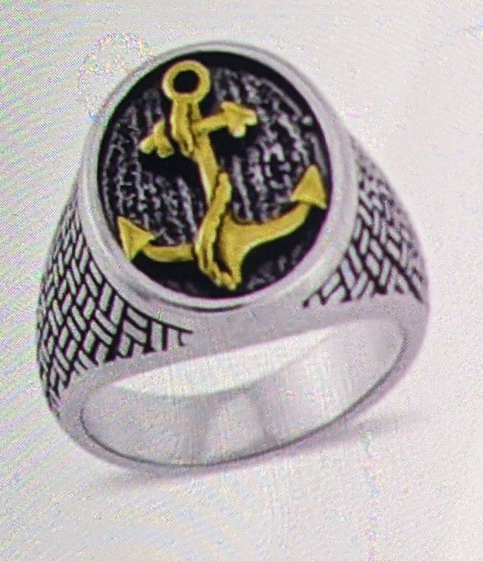 Men's Duel   Tone Stainless Steel  Ring