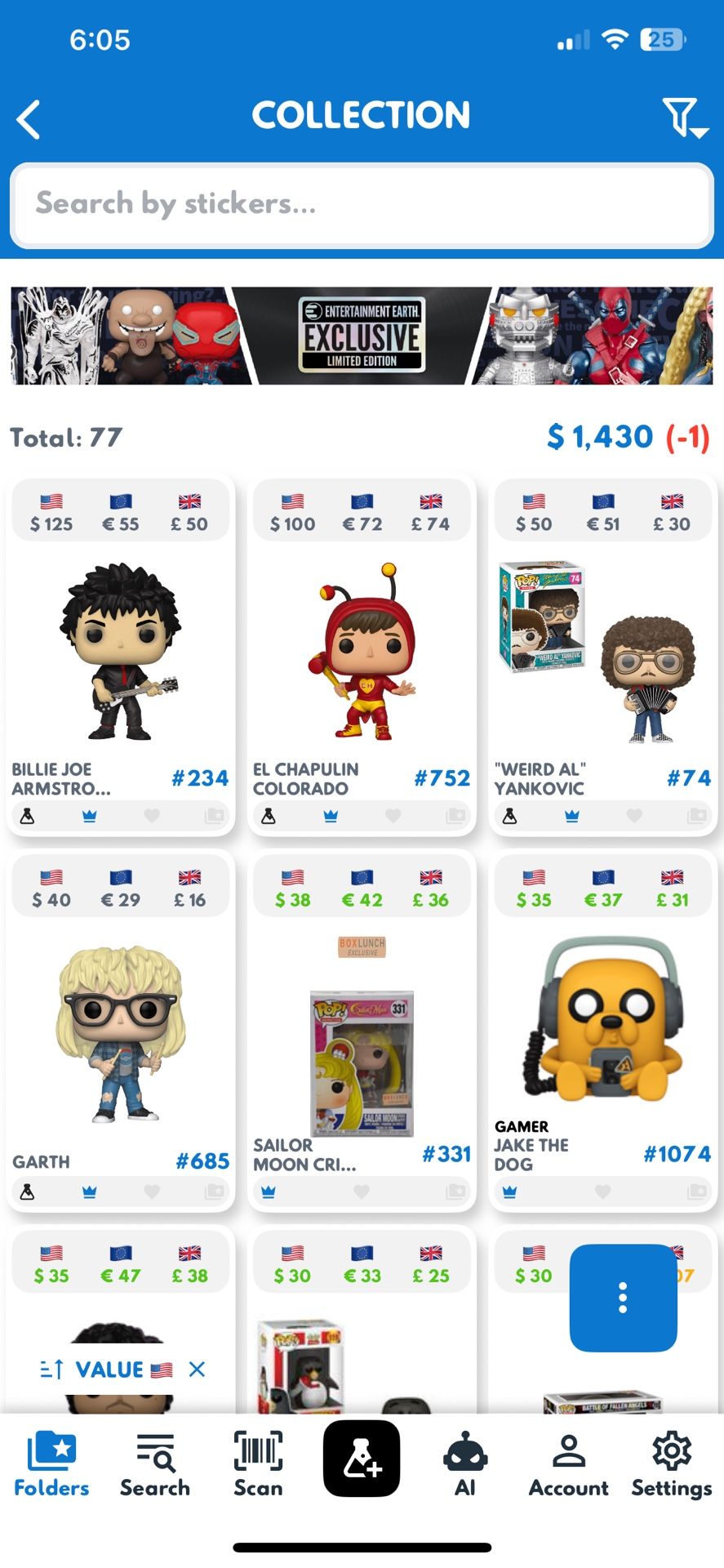 Funko Pop Lot