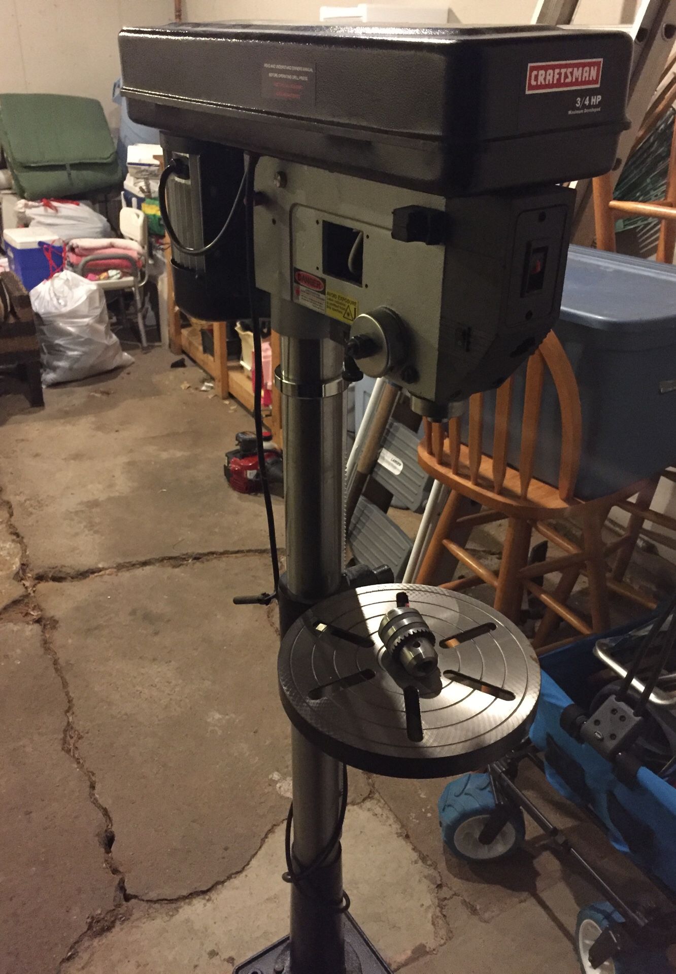 Craftsman 15 inch drill press with laser