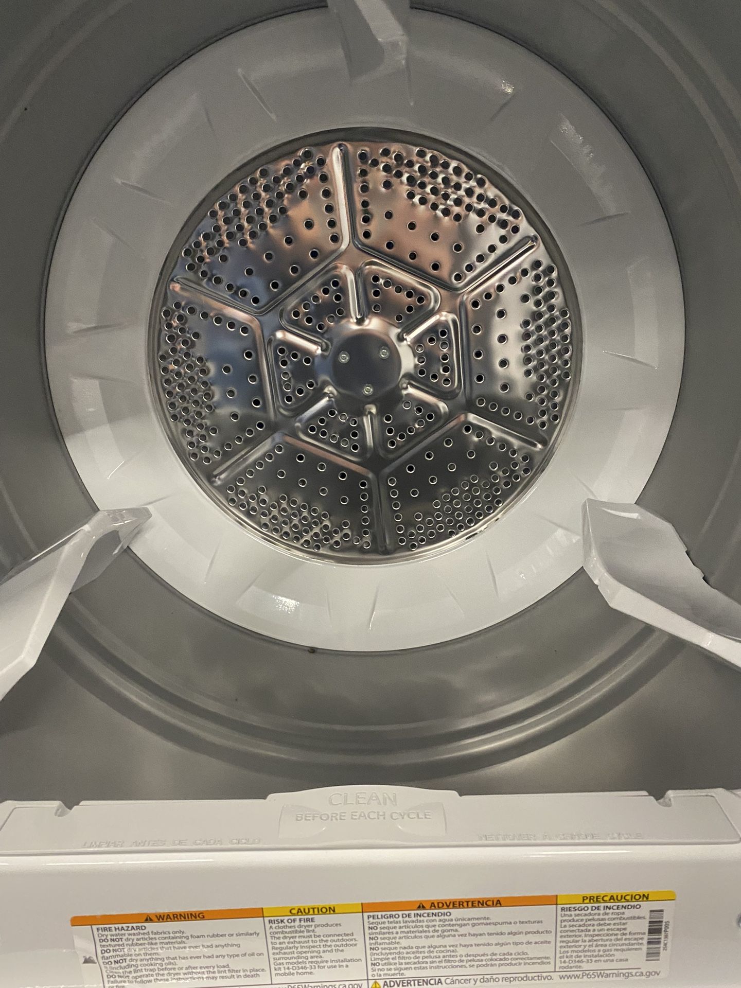 Hotpoint HTX26EASWWW 27 Inch Top Load Electric Dryer with 6.2 cu ft Capacity,