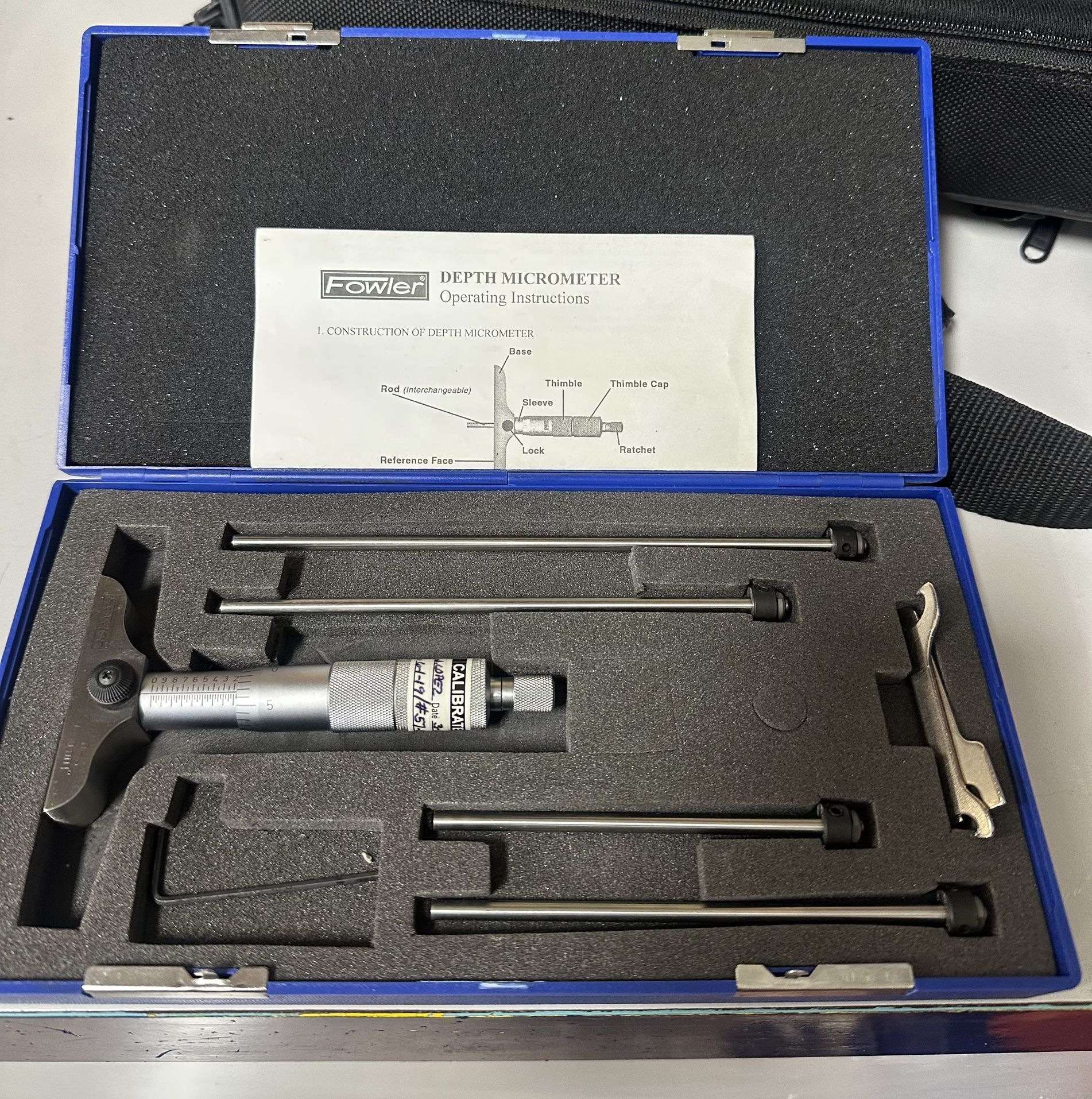 Fowler Depth Micrometer 