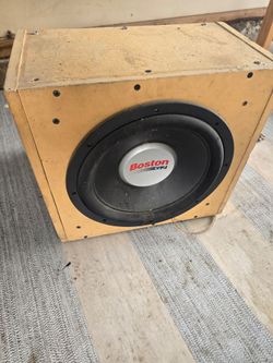 Boston acoustic subwoofer 12"