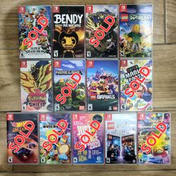 Nintedo Switch/OLED/Lite Video Games Lot/Bundle/Combo (6)