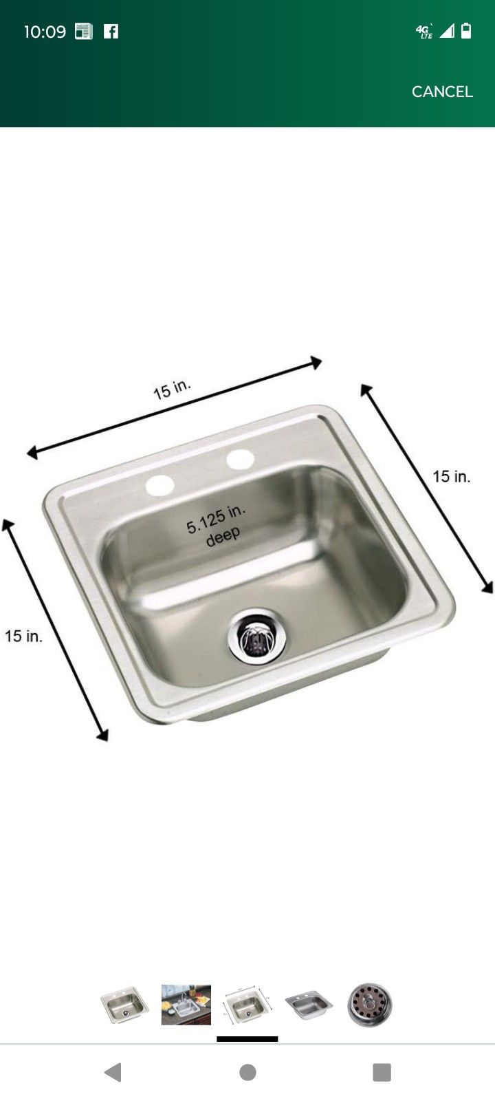 2 Sink. Elkay NES15152 Neptune Top Mount 2 Hole Single Bowl Kitchen Sink Stainless Steel
