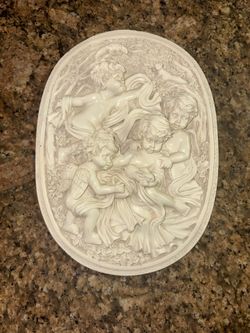 Angel Cherubs “Animals In Forest” Hanging Wall Art