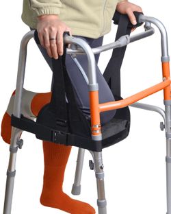 Walker Knee Sling, Adjustable Knee Rest with Padding for Surgery Recovery