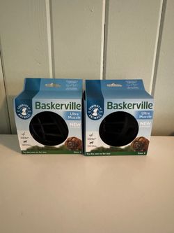 2 Baskerville Dog Muzzles - Size 3