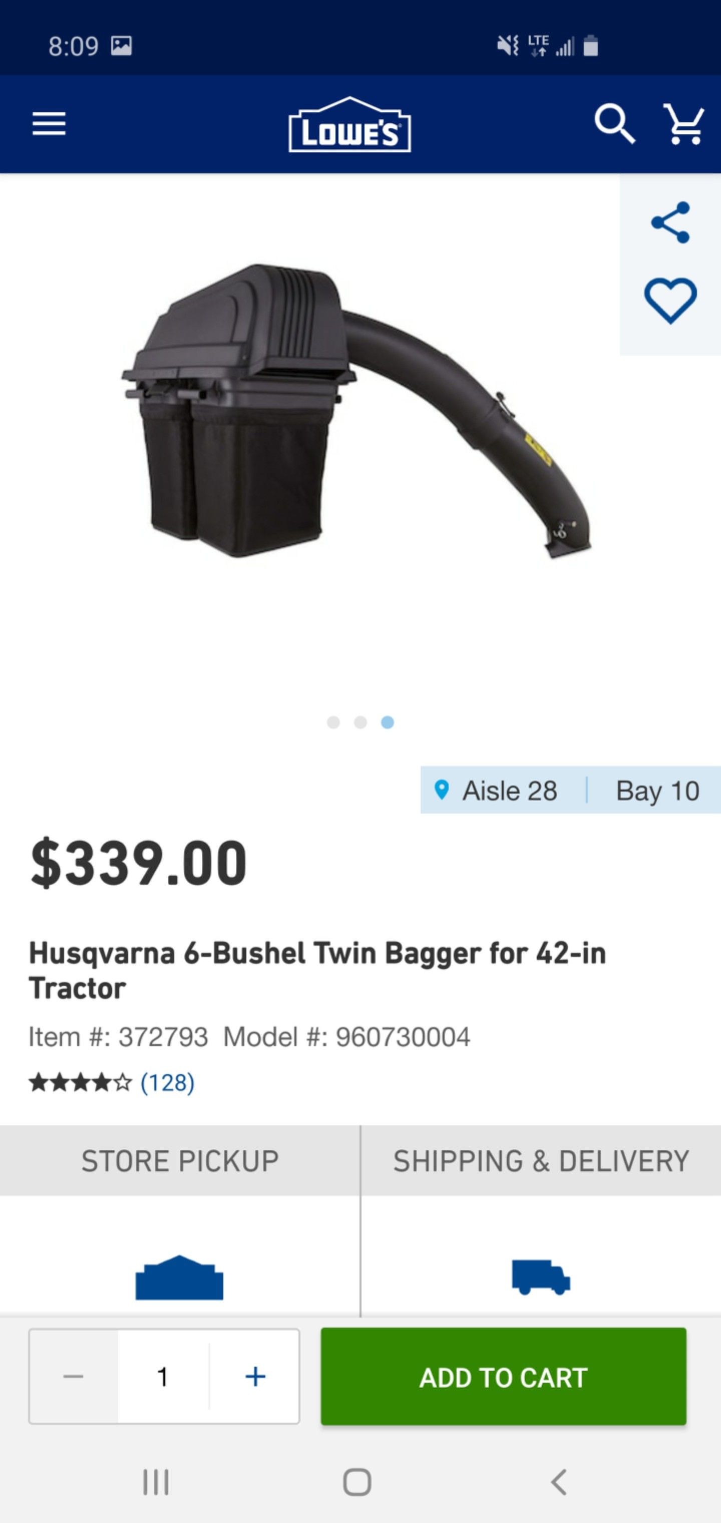 Tractor bag