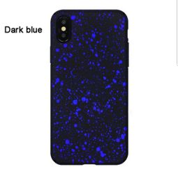 Dark Blue Frosted Starry Sky iPhone 7/8 Plus Phone Case