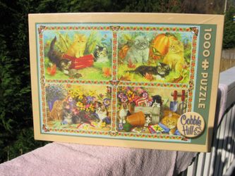 Cobble Hill "Purrrr" Cats 1000 Piece Jigsaw Puzzle~New & Sealed